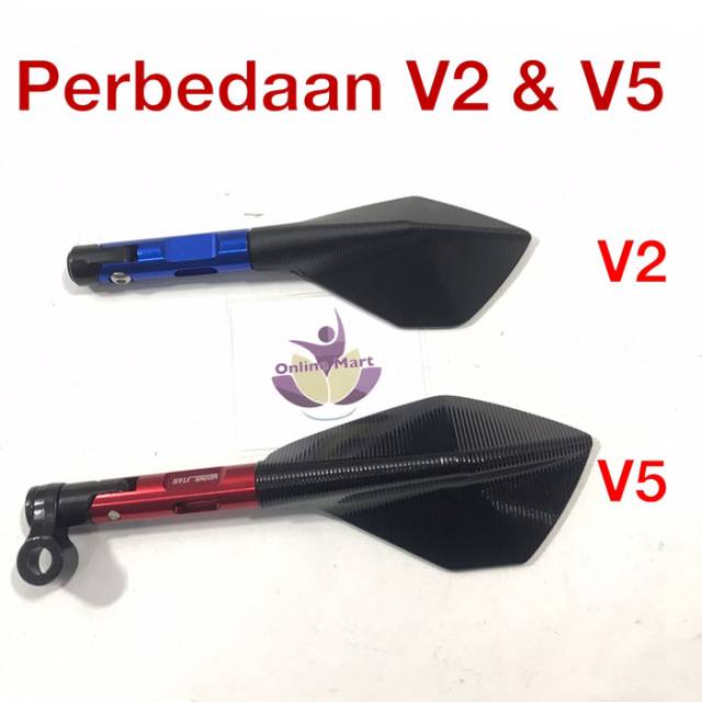 Spion tomok V5 cnc bonus grip protaper motif warna