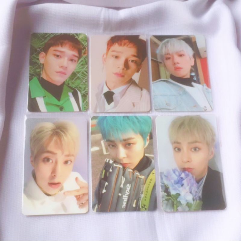 official photocard album exo cbx blooming days chen baekhyun xiumin original pc blooming day