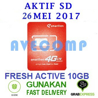 Perdana Smartfren 10GB 4G Reguler 24jam
