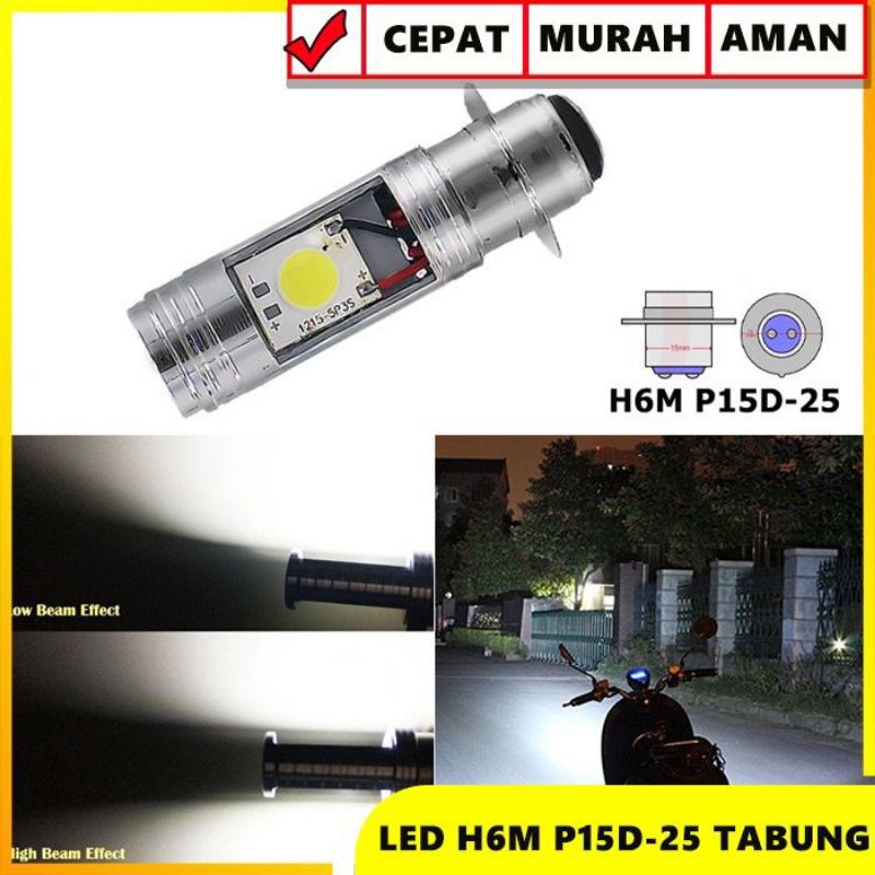 LAMPU LED DEPAN H6 MOTOR MATIC BEBEK LAMPU UTAMA H6 AC DC