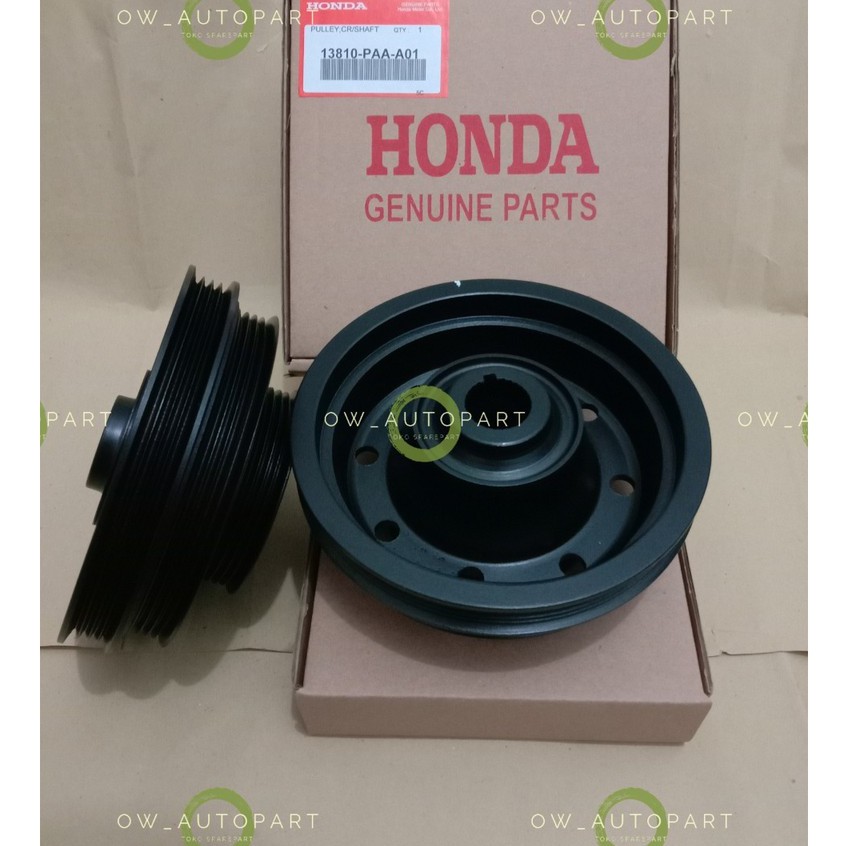 Pully kruk as pulley crankshaft honda ferio