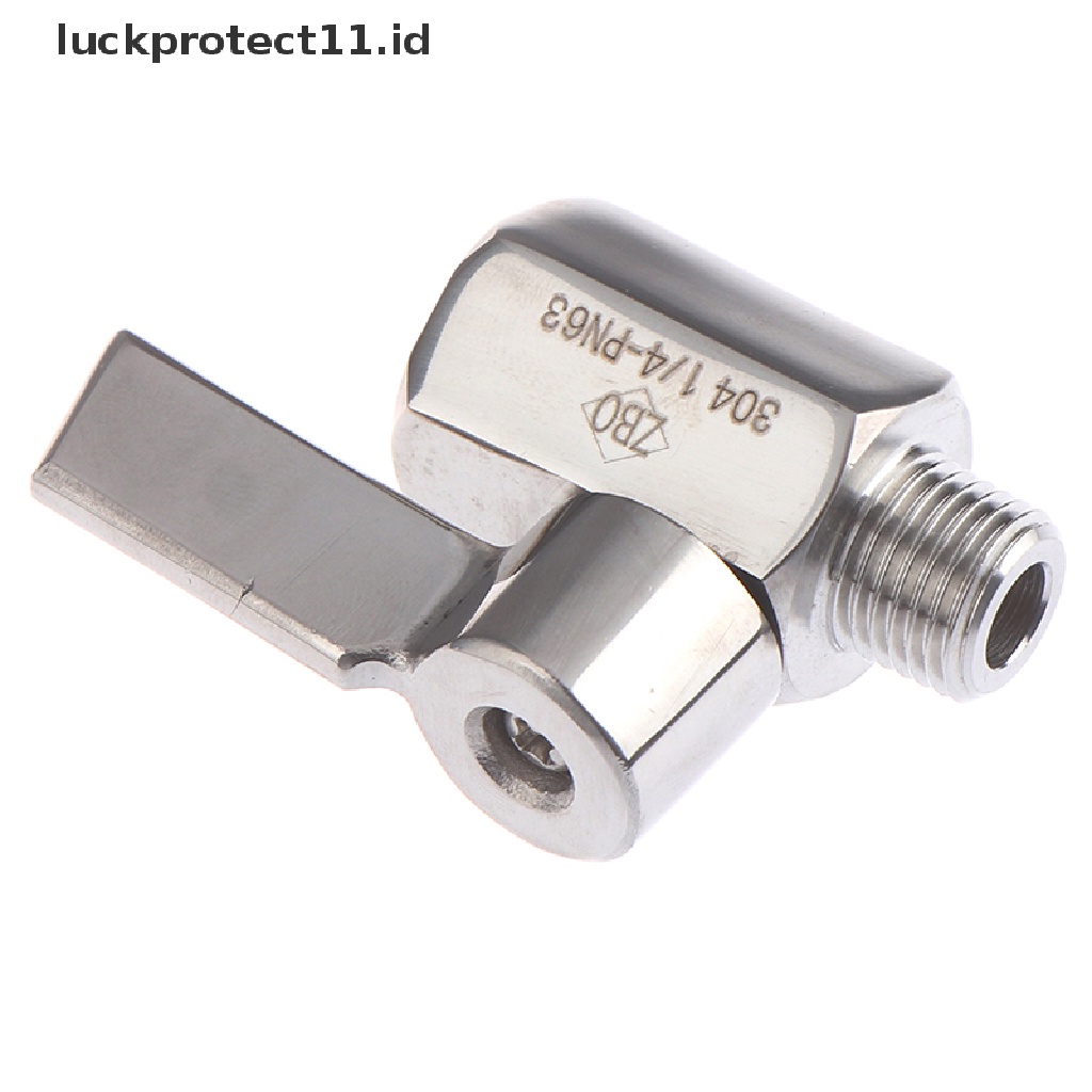 //HG&amp;ID// Stainless Steel 304 Ball Valve 1/4&quot; Inch NPT Male X Female Small Mini Valve .