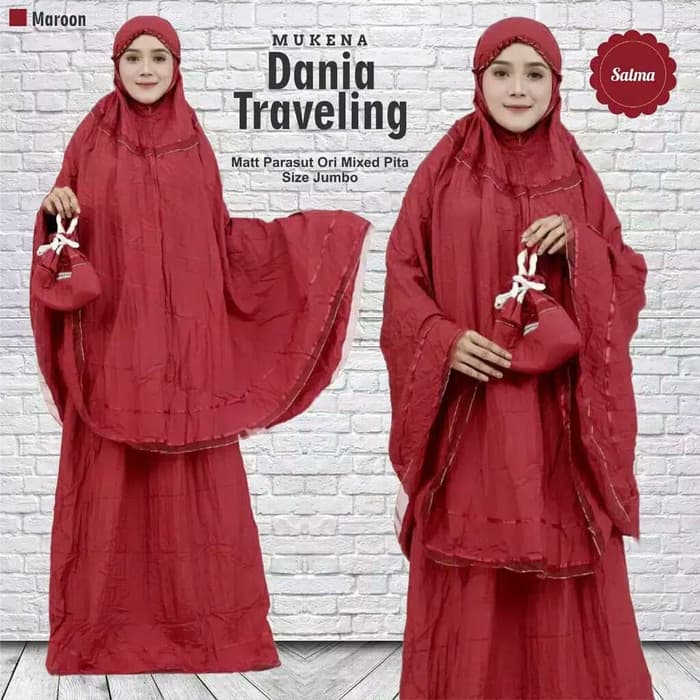 TERLARIS LOUFIE COLLECTION - MUKENA PARASUT DEWASA TEBAL - MUKENAH TRAVELING