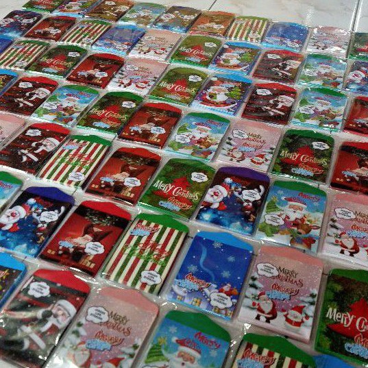 

1 Pack Amplop angpao Natal isi 8pcs