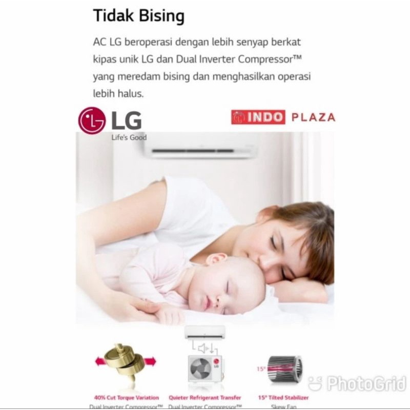 AC LG 2 PK DUAL INVERTER T19EV4