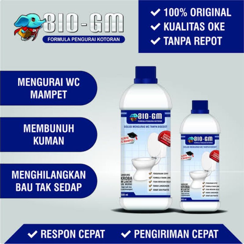 Bio Gm 500grm / Anti sumbat / Soda api / Bio sepitank