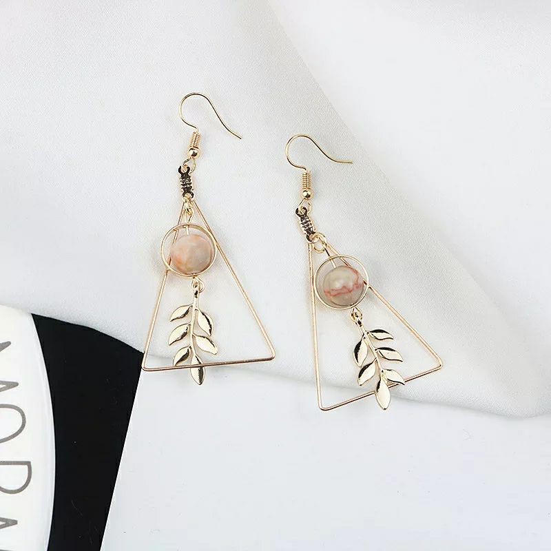 Anting Anting Wanita Hijab Fashion Asimestris Panjang Accessories Anting Panjang