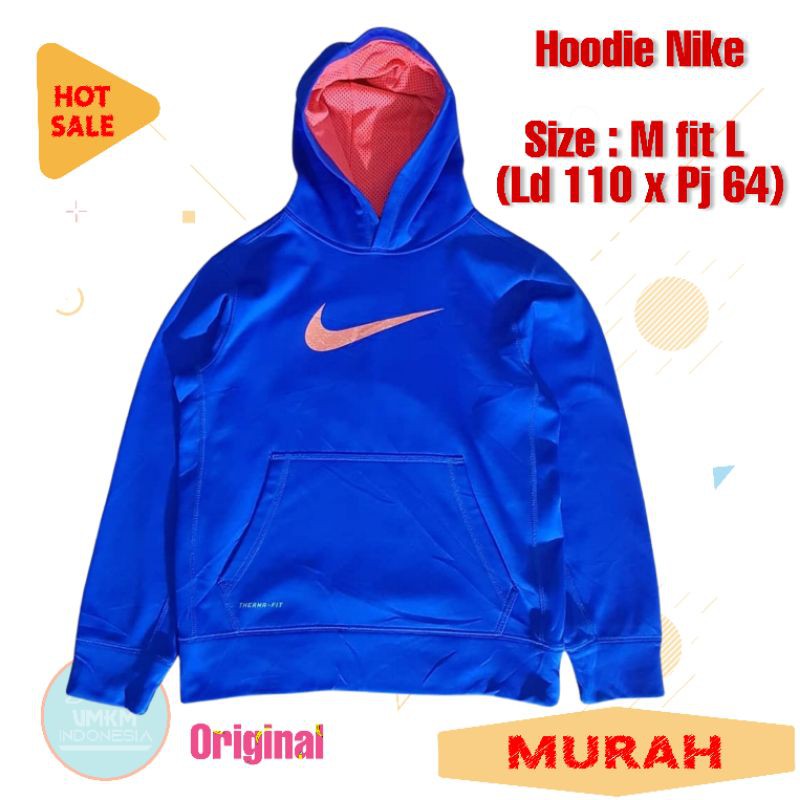 HOODIE NIKE ORIGINAL SECOND MURAH / NIKE HOODIE UKURAN M FIT L