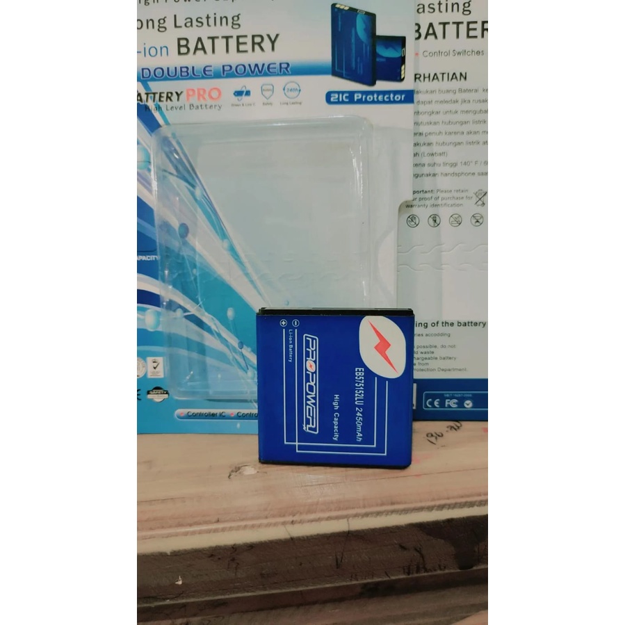 PRO POWER BATRE SAMSUNG GALAXY S DOBEL POWER 2450 MAH BATRE SAMSUNG PRO POWER