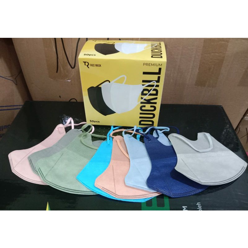 masker Duckbill warna warni