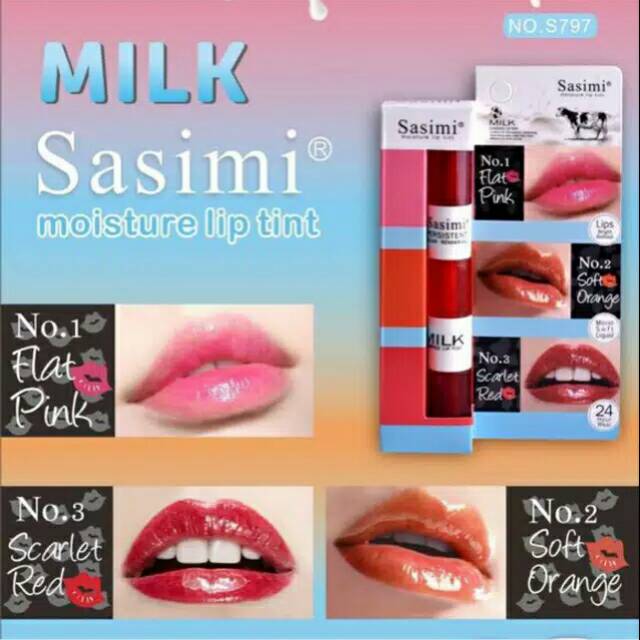 Liptint atau lip tint sasimi 3in1