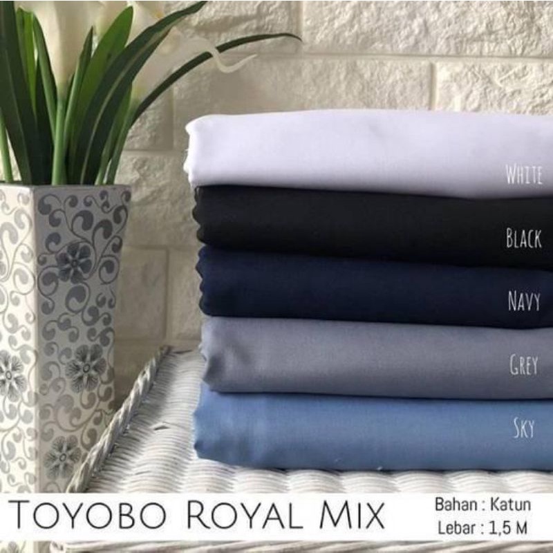 [ PROMO ] KAIN  KATUN TOYOBO FODU / TOYOBO ROYAL MIX / DELUXE TOYOBO