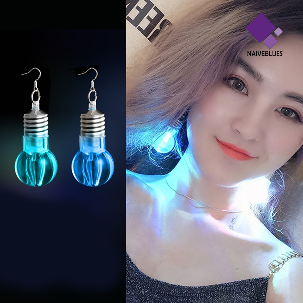 Naiveblue Lampu Bohlam LED Lapis Silver Dengan Kait Untuk Dekorasi Pesta / Pub / Club