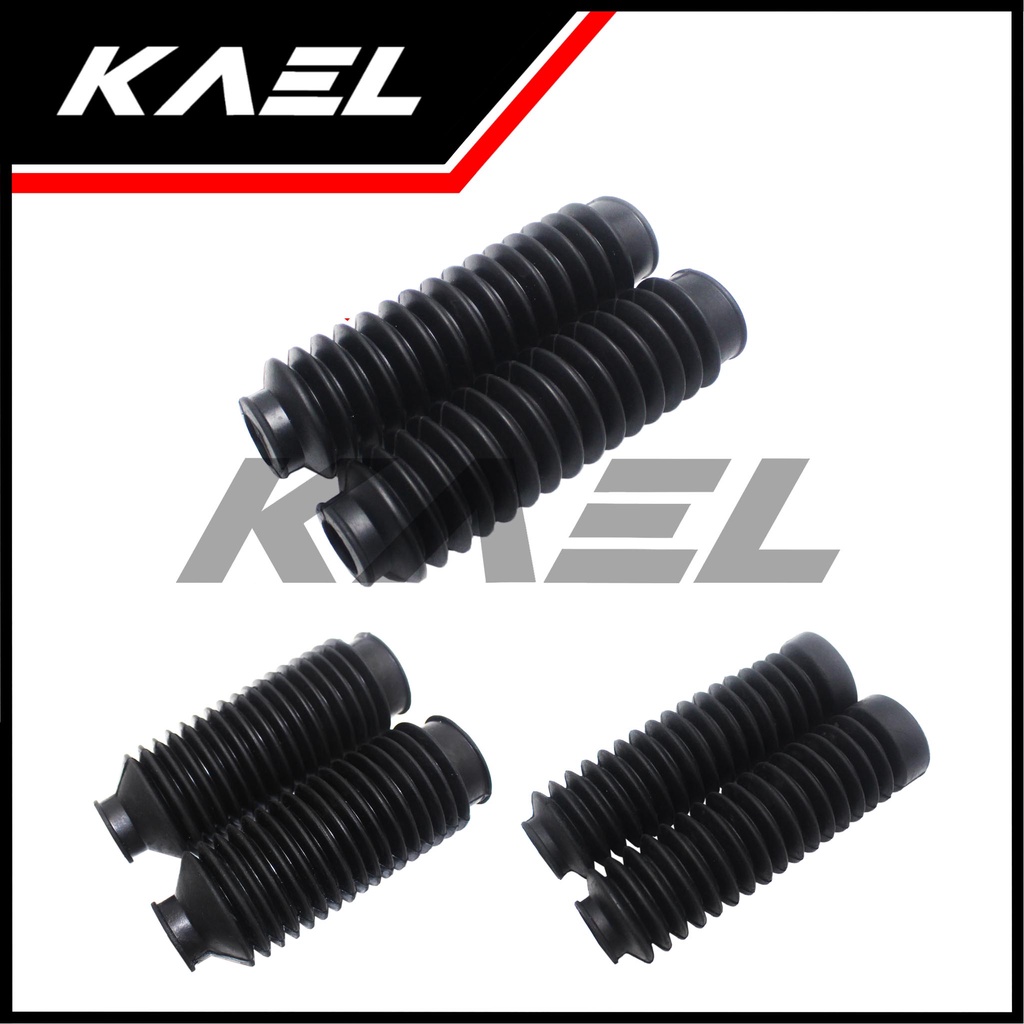 Karet Shock Depan Universal Motor Bebek-Matic-Sport-Trail Tutup-Cover-Pelindung Boot-Bot Shockbreaker-Sok-Breaker-Beker Kecil-Sedang-Besar