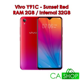 Vivo Y91C - 2GB 32GB (2/32) - Fusion Black / Sunset Red - Baru NEW