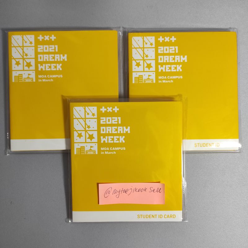 

txt student id card 2021 dream week moa campus in march