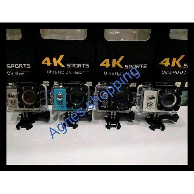 Berkualitas Sportcam Kogan 4K Non Wifi Camera Gopro Action Cam Kamera Sport Promobulan Ini
