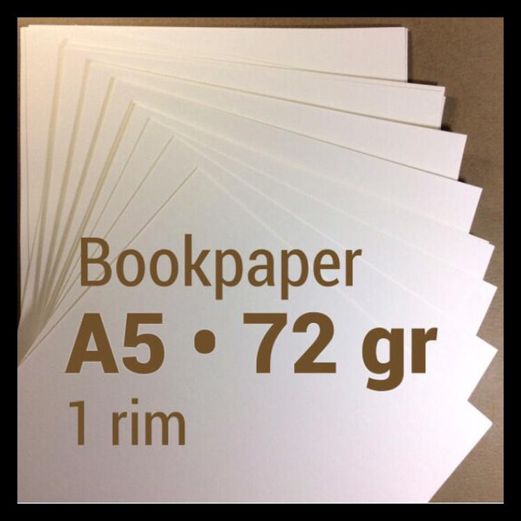 Kertas Bookpaper | 72 Gr | A5 | 1 Rim | Book Paper | Novel | Storaenso Terbatas