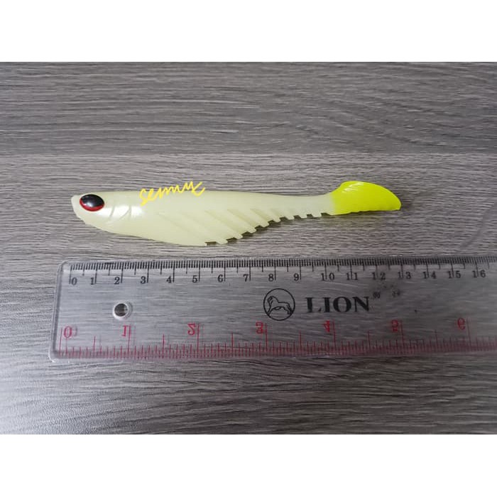 Terbaru BERKLEY POWERBAIT RIPPLE SHAD 13cm | GLOW/CHARTREUS