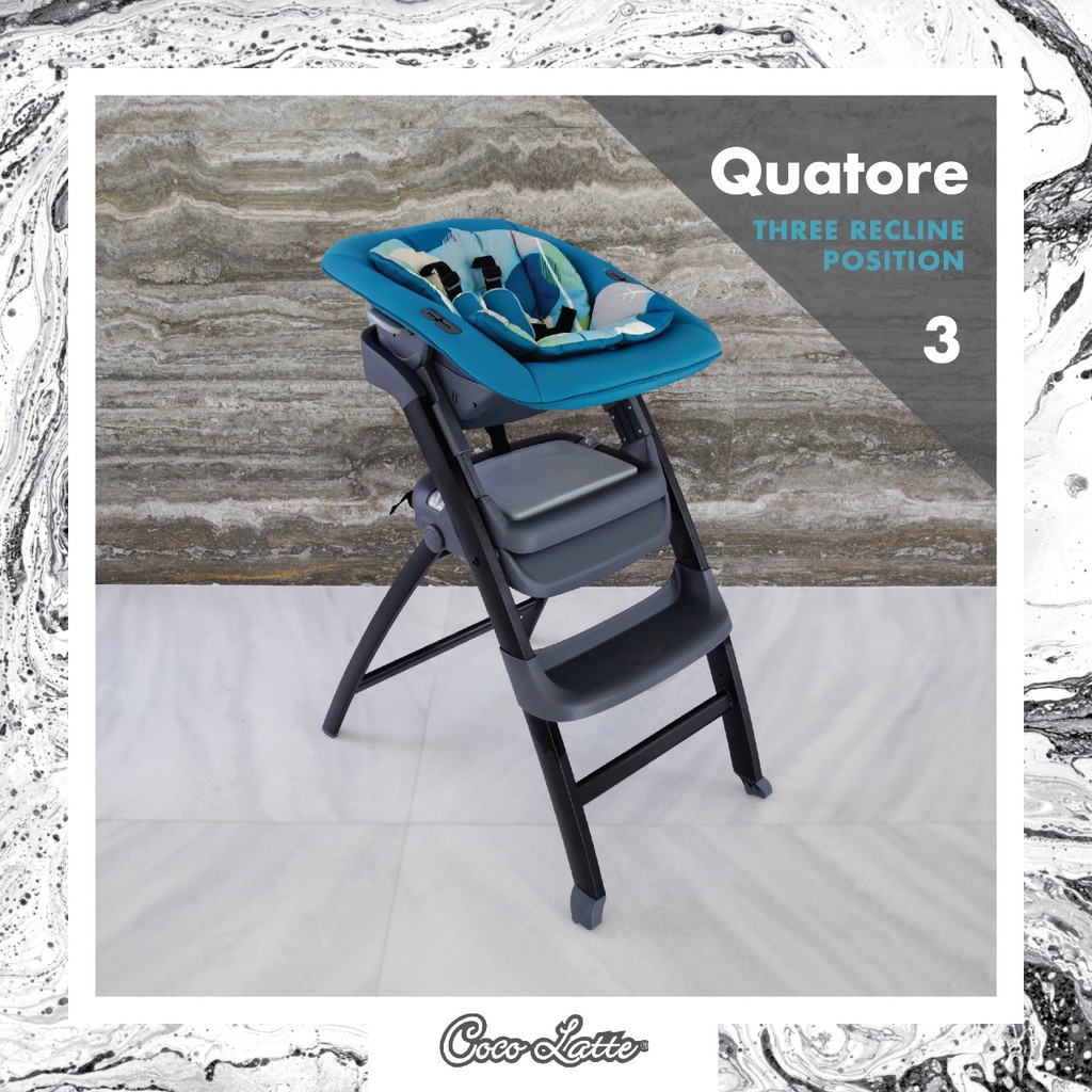 Cocolatte Highchair CL 2108 Quatore Kursi Makan Bayi