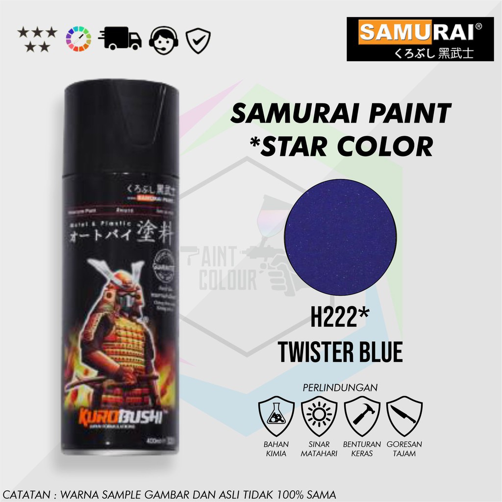 Samurai Paint H222* Twister Blue Cat Semprot