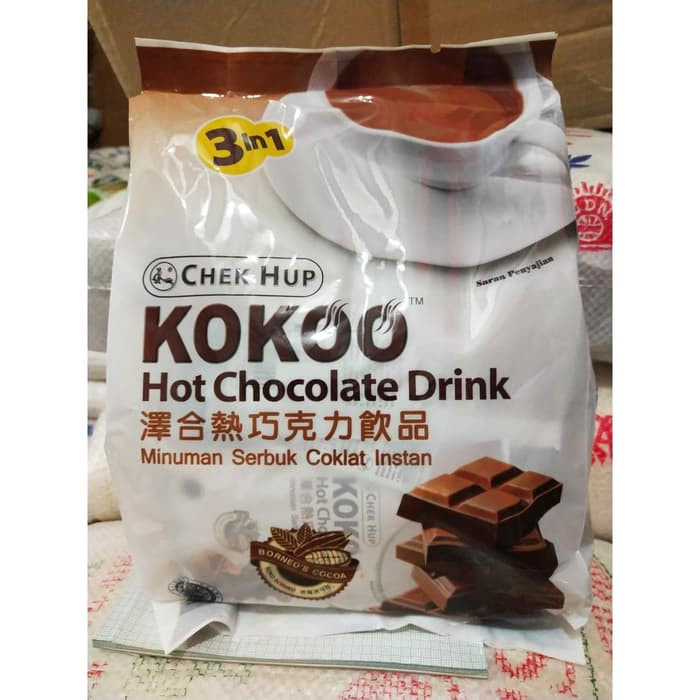 

Chek Hup Kokoo 3 in 1 Hot Chocolate Drink Import Malaysia