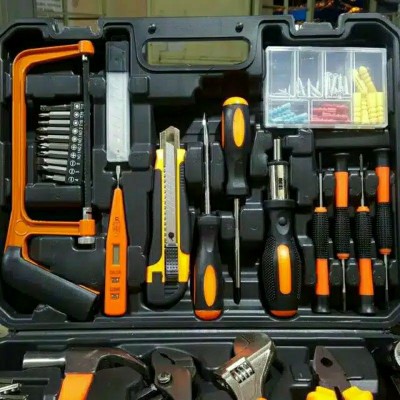 Tool Kit Besar Full Set Palu Tang Kunci L Obeng Gergaji Asli Uchiha