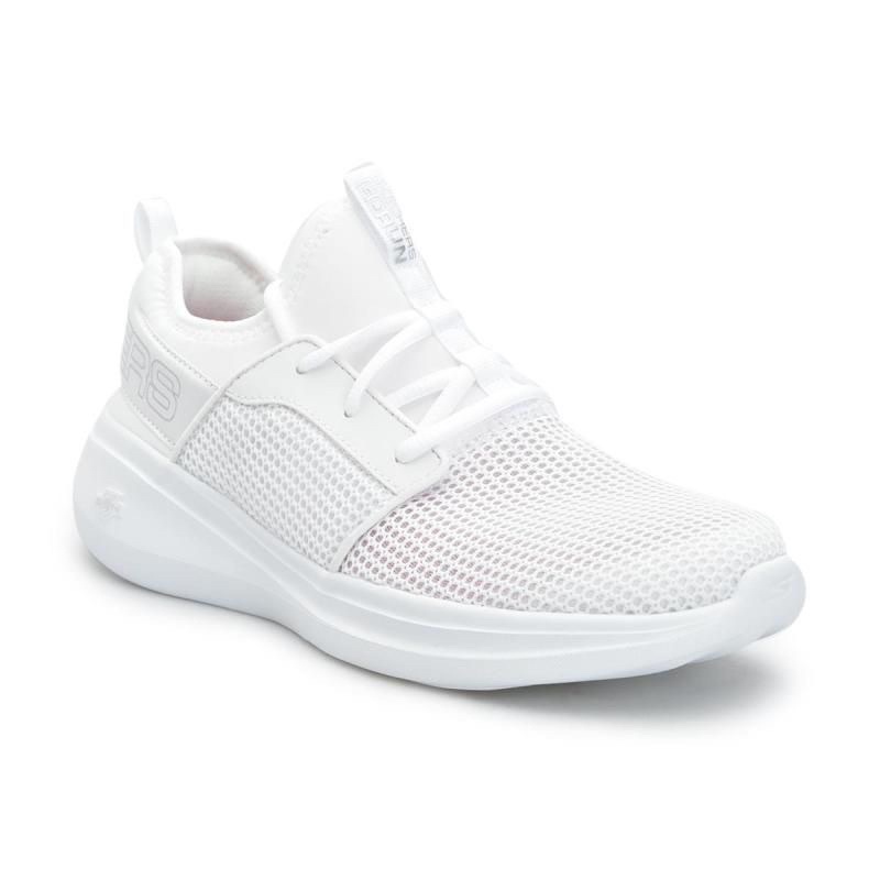 Preloved Skechers GO Run Fast Glimmer White Women’s Running Shoes