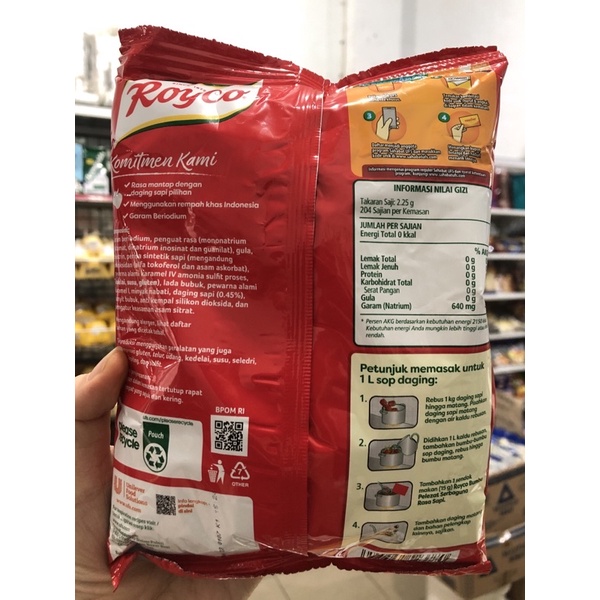 Royco rasa sapi 400gr / bumbu pelezat serbaguna