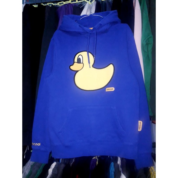 Hoodie Pancoat biru bebek