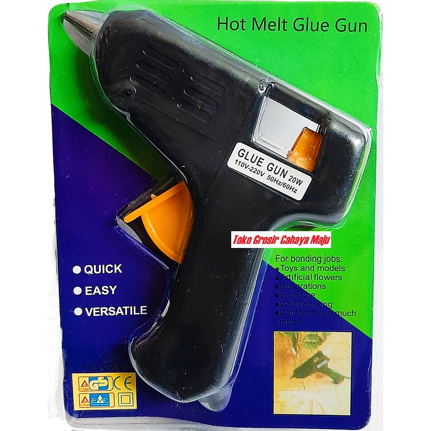 Glue Gun Pistol Lem Solder 20w Lem Tembak Lilin 20 w 110-220v KECIL