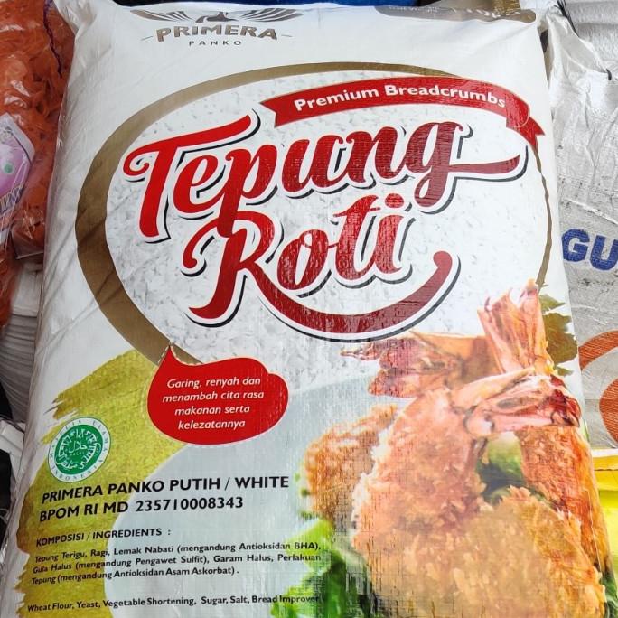 

PROMO Tepung Roti Panir Premium Primera Panko White 10kg Karung GRAB