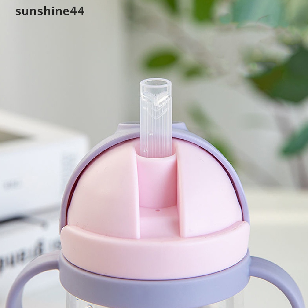 Sunshine Botol Minum Bayi Dengan Sedotan + Pegangan