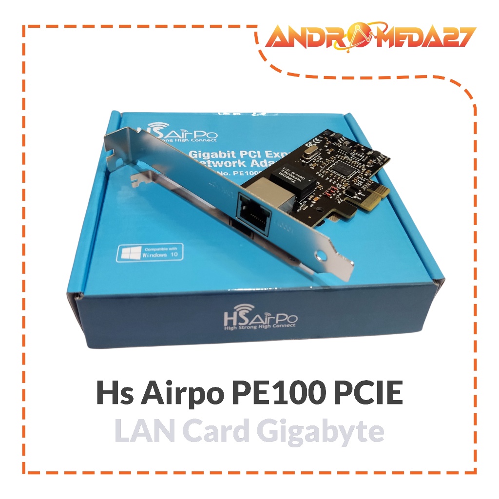 HS AirPo PE1000 GIGABIT PCI E LAN CARD HSAirPo