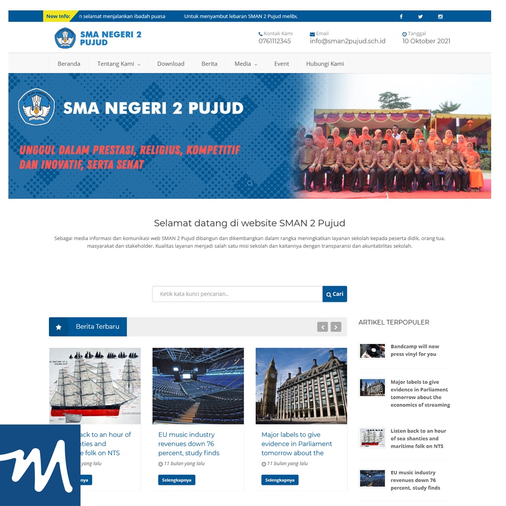 

Web Profil Sekolah Murah Berkualitas