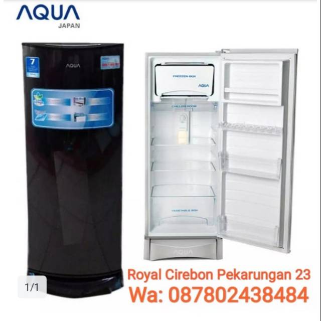 Kulkas Aqua aqr-190d 1pintu utk wil cirebon kota GARANSI7THN