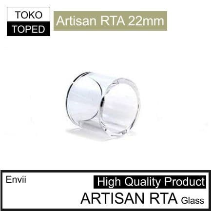 Tabung Kaca Envii ARTISAN RTAx Replacement | 22 mm warna glass bening