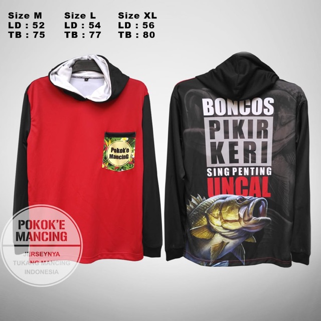 Jersey mancing boncos pikir keri