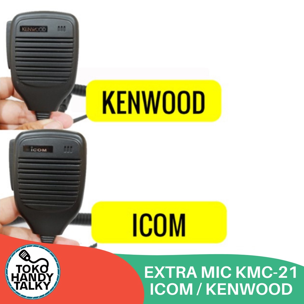 EXTRA MIC HANDY TALKY KMC-21 KMC21 TYPE ICOM / KENWOOD NEW