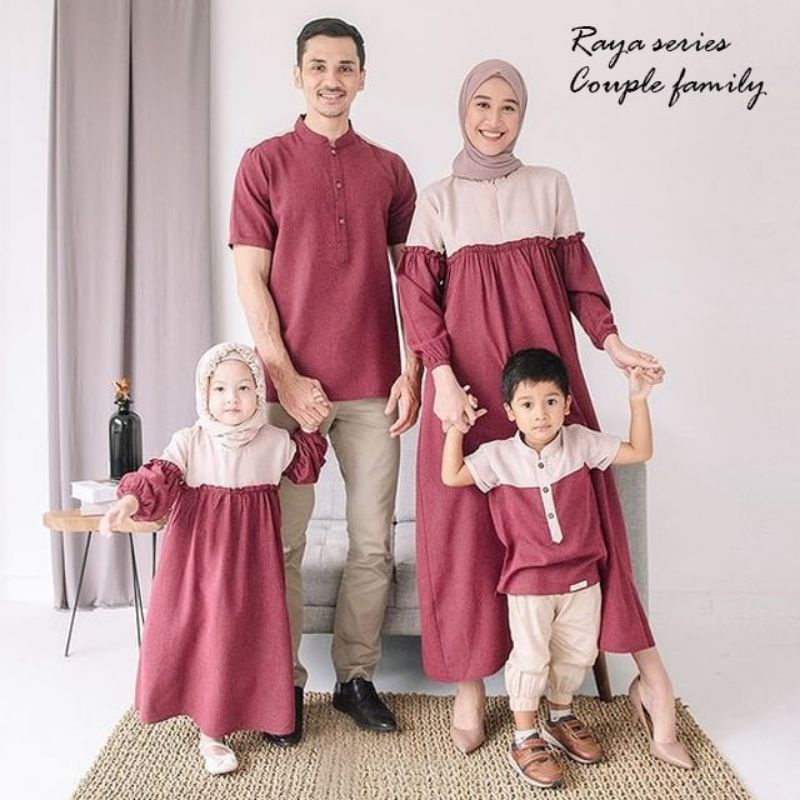 Sarimbit Keluarga Raya //M.L.XL.XXL Sarimbit Keluarga • Gamis Koko Anak Usia 4-10tahun