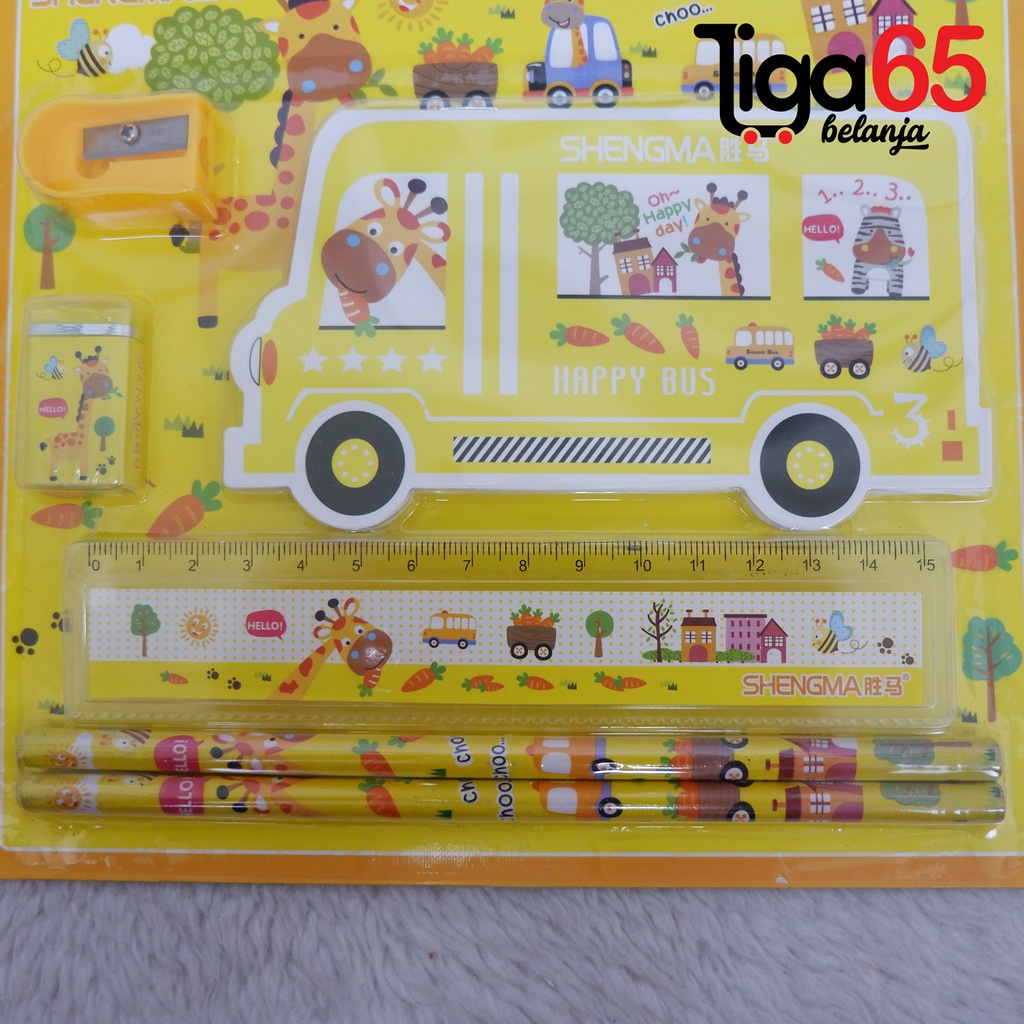 365 STATIONERY SET #41180 Buku &amp; Alat Tulis Anak / Karakter Fancy Gambar Lucu