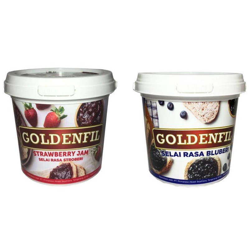 

Goldenfil Fresh Fruit Jam / Selai Buah kemasan 1 kg