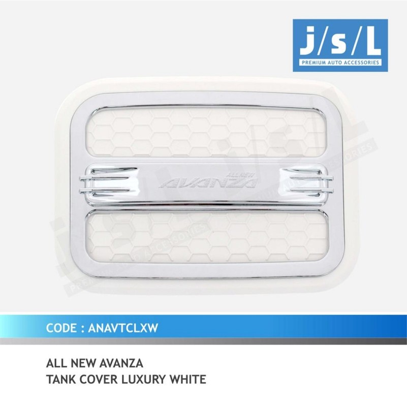 Avanza Veloz 2019 List Garnis Ring Tank Cover Tank Putih Luxury