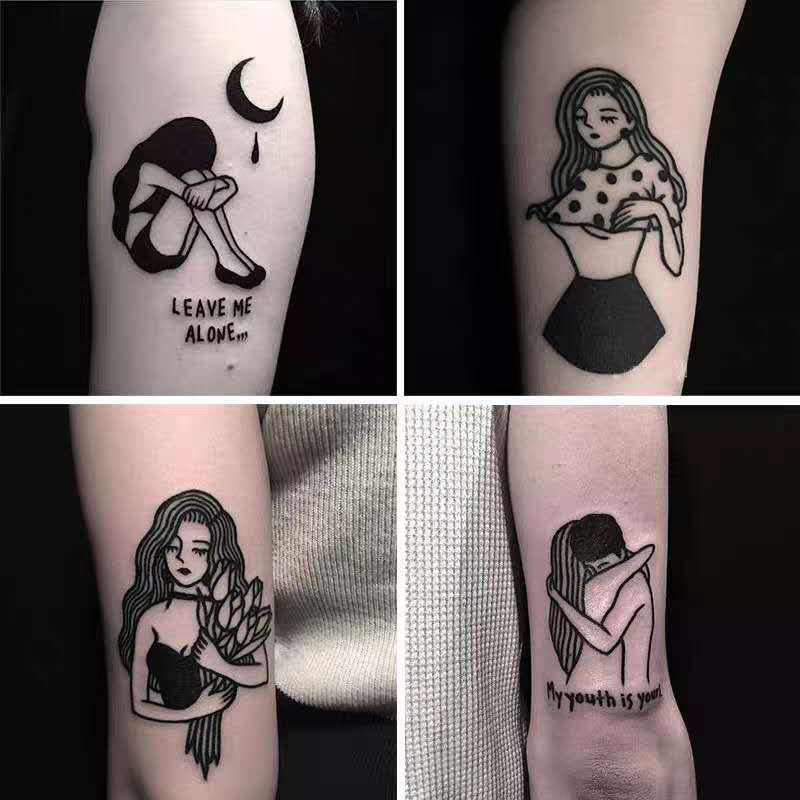 【TATTOO ARTIST,】stiker tato kecil segar/tato temporer/ins gaya