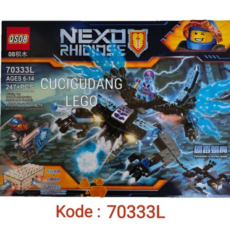 Lego Nexo Knight SY 863 SY863 Nick Knight Ruina Lock Roller