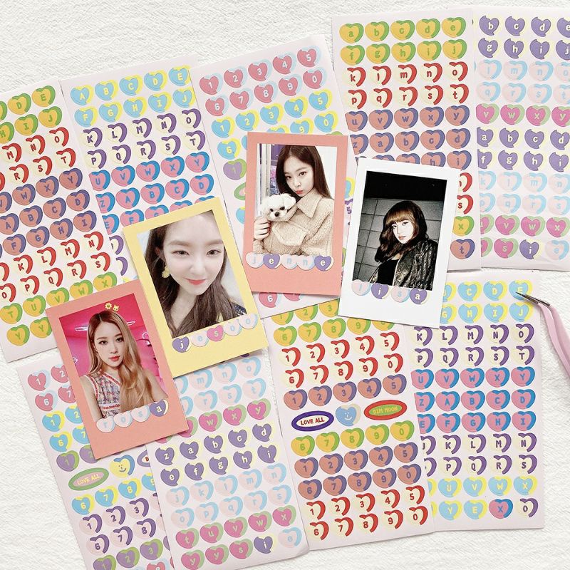 

STICKER ALPHABET STICKER DEKORASI JURNAL PHOTOCARD DECO STICKER DECORATIVE STIKER HURUF MIX GRADATION