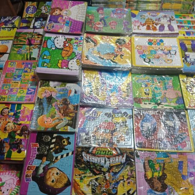 Mainan Edukasi Anak     Puzzle Mainan Karakter Anak Anak Karton