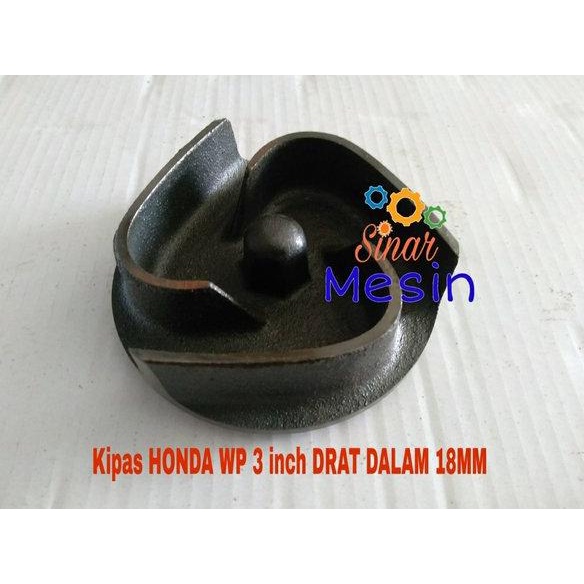 Impeller Kipas Pompa Air Alkon 3Inch Water Pump Honda Wi 3In Drat Dalam 18Mm 3 Inch