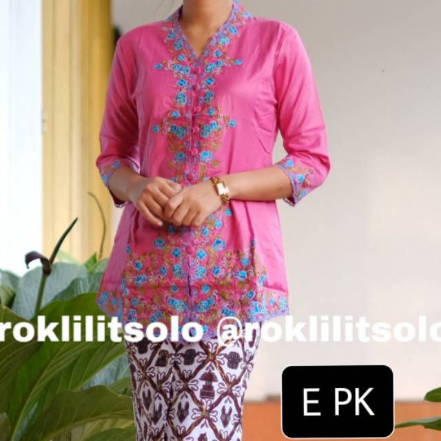 kebaya katun bordir / kebaya encim