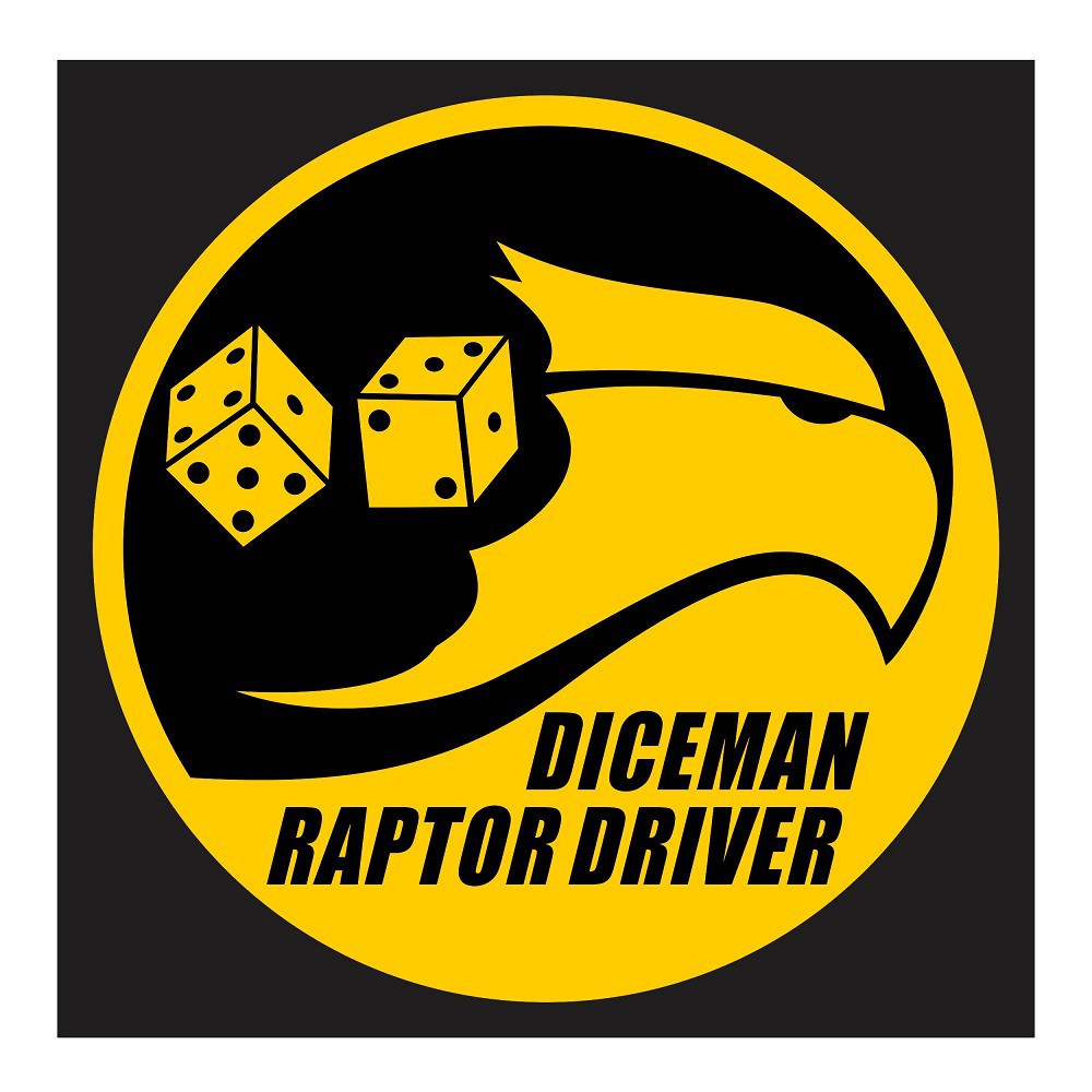 F-22 Raptor Diceman Cutting Sticker